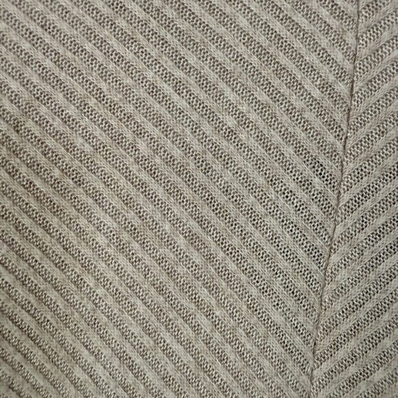 Express Beige Ribbed Wrap Bodysuit Top With Tie Waist Womens L - Picture 7 of 13